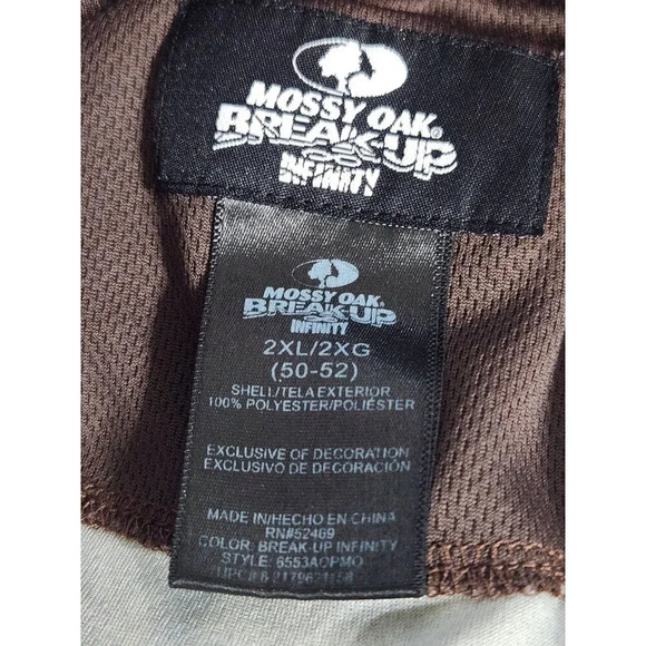 Mossy Oak Break-Up Infinity 2XL/2XG Outdoor Polo Shirt - Picture 5 of 6